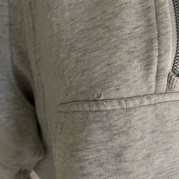 lululemon athletica Light Gray Half-Zip Hoodie - Picture 3 of 4
